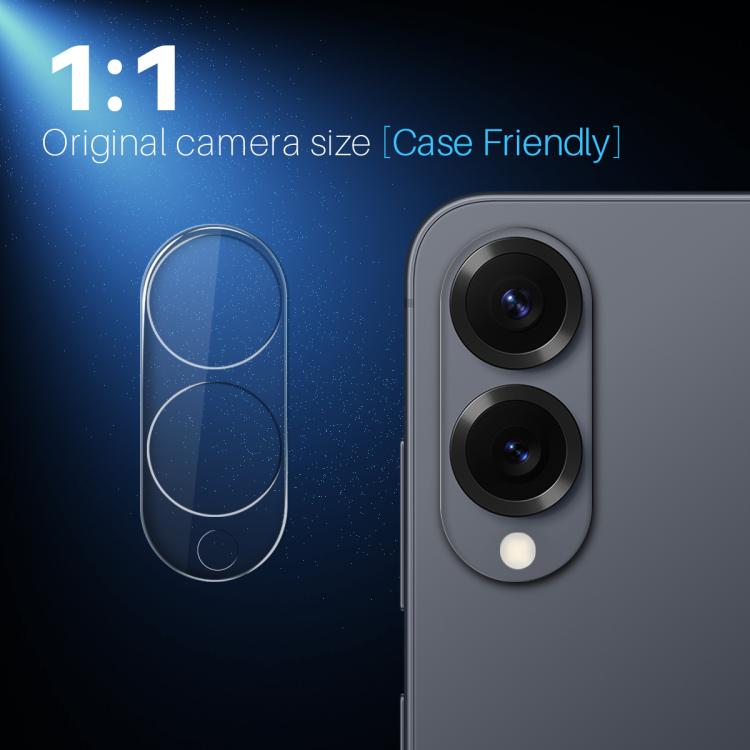 For Samsung Galaxy S25 Edge 5G NORTHJO Camera Lens Protector 3D HD Tempered Glass Film - Clear