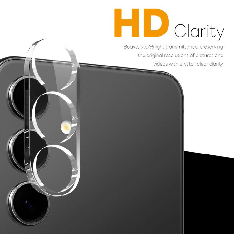 For Samsung Galaxy S25 FE 5G NORTHJO Camera Lens Protector 3D HD Tempered Glass Film - Clear