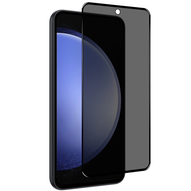 For Samsung Galaxy S23 FE 5G NORTHJO A++ 28 Degree Privacy Full Glue Silk Printing Tempered Glass Film