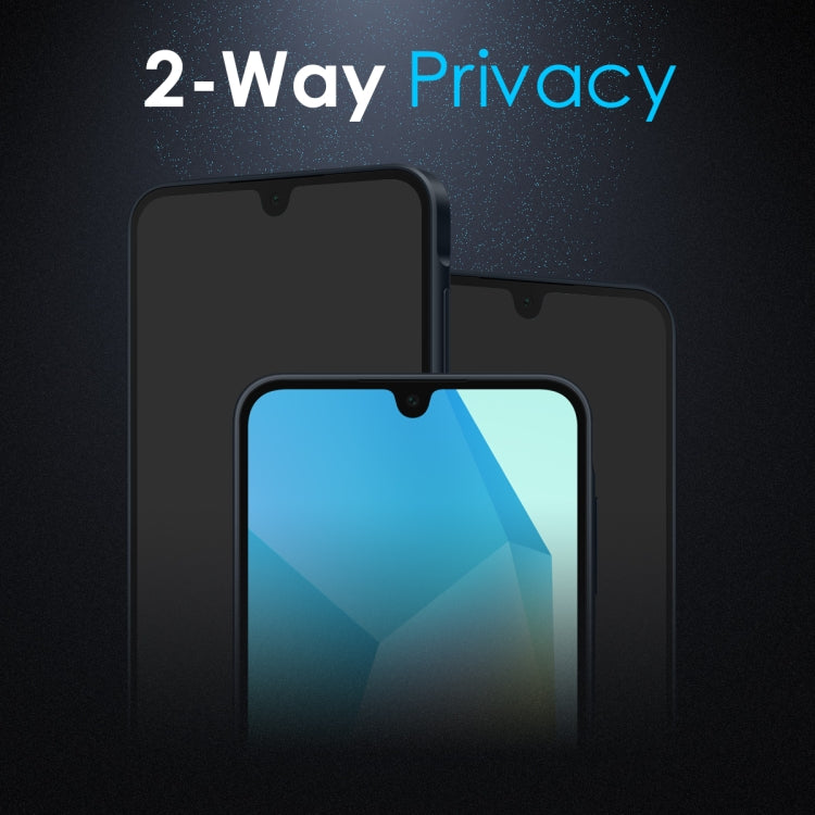For Samsung Galaxy A16 4G / 5G NORTHJO A++ 28 Degree Privacy Full Glue Silk Printing Tempered Glass Film