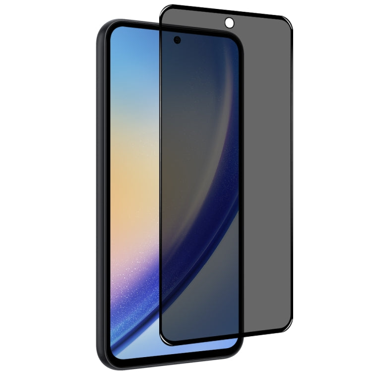 For Samsung Galaxy A55 5G NORTHJO A++ 28 Degree Privacy Full Glue Silk Printing Tempered Glass Film