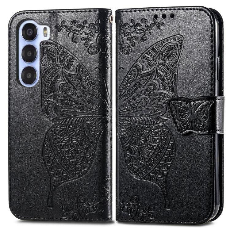 For ZTE Nubia S 5G Butterfly Love Flower Embossed Leather Phone Case