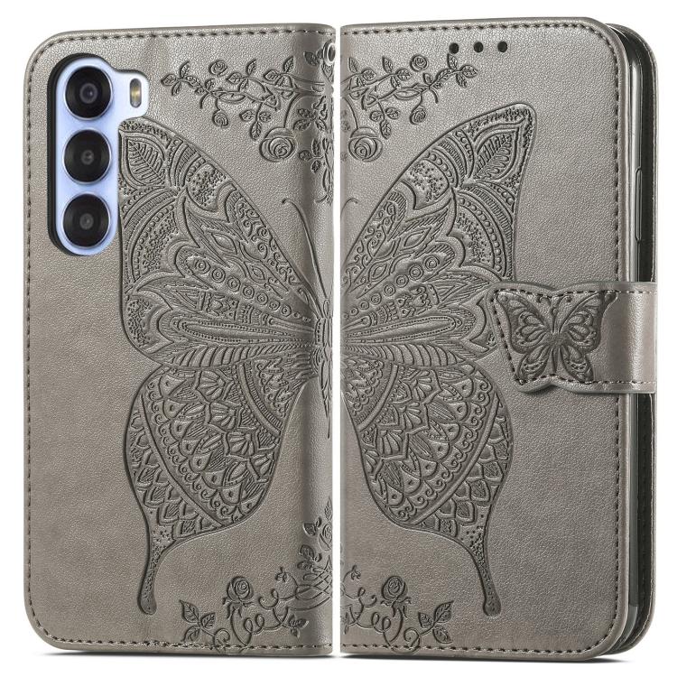 For ZTE Nubia S 5G Butterfly Love Flower Embossed Leather Phone Case