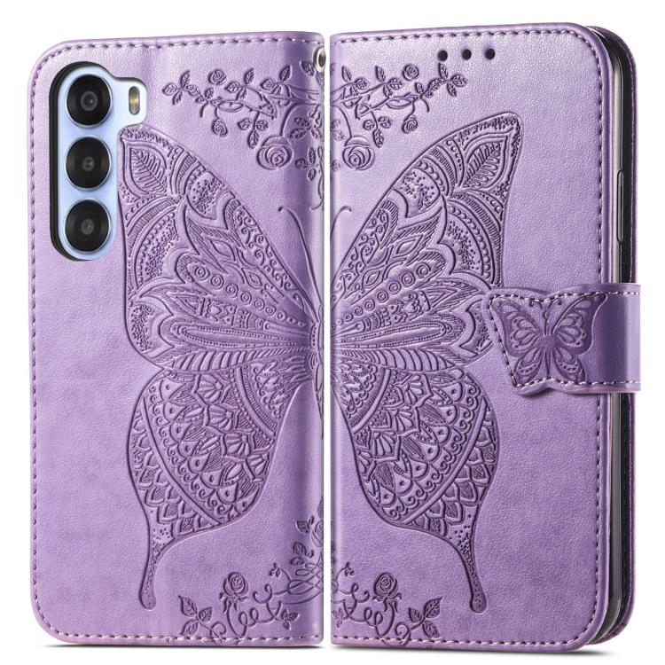 For ZTE Nubia S 5G Butterfly Love Flower Embossed Leather Phone Case