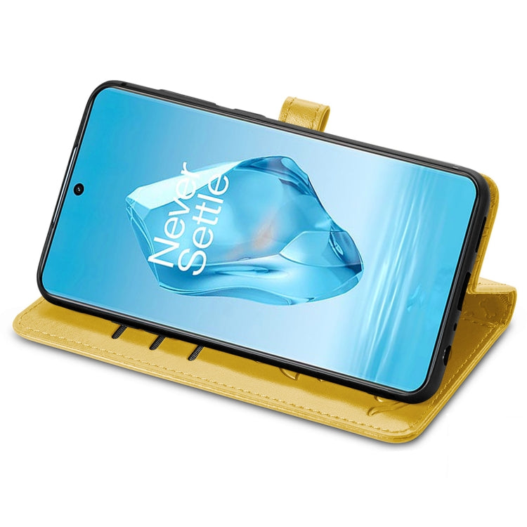 For OnePlus Ace 3 Pro Cat and Dog Embossed Leather Phone Case
