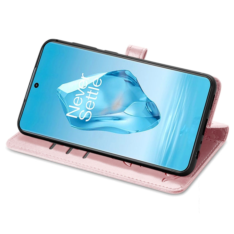 For OnePlus Ace 3 Pro Cat and Dog Embossed Leather Phone Case