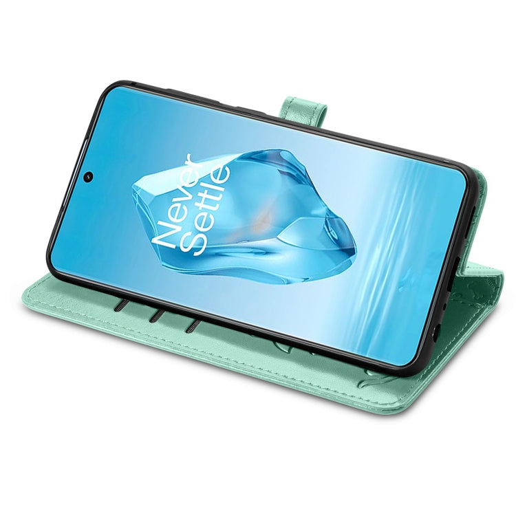 For OnePlus Ace 3 Pro Cat and Dog Embossed Leather Phone Case