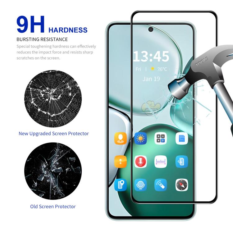 For Redmi K80 Ultra ENKAY Hat-Prince 0.18mm High Aluminum-silicon Tempered Glass Film, Support Ultrasonic Fingerprint Unclock
