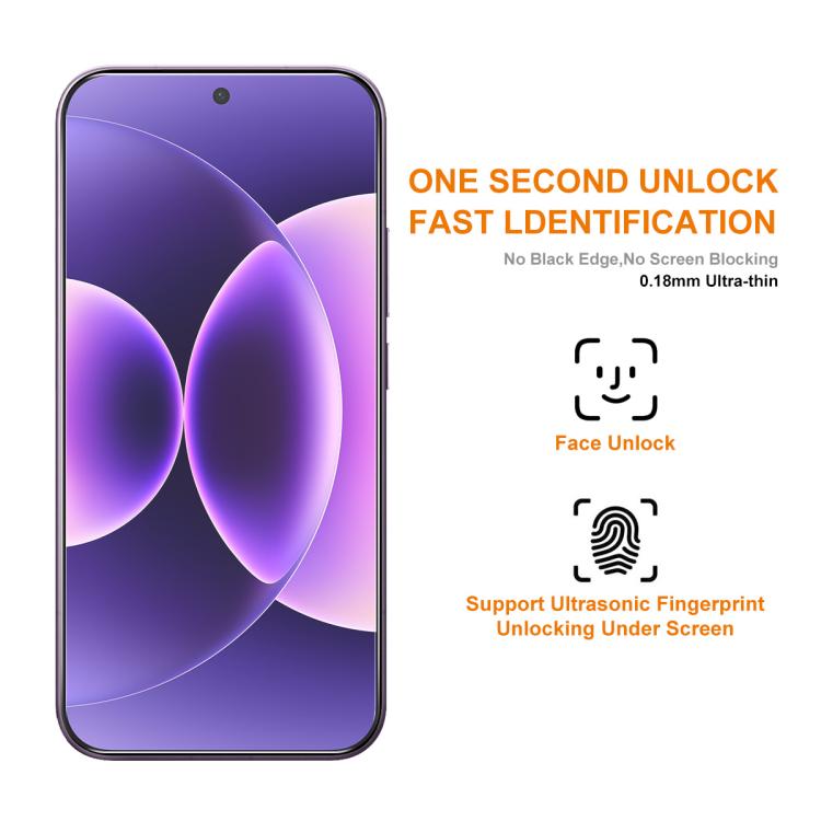 For Xiaomi Poco X8 Pro ENKAY 0.18mm High Aluminum-silicon Tempered Glass Film, Support Ultrasonic Fingerprint Unclock