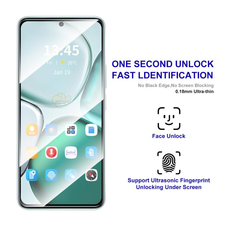 For Redmi K80 Ultra 2pcs ENKAY Hat-Prince 0.18mm High Aluminum-silicon Tempered Glass Film, Support Ultrasonic Fingerprint Unclock