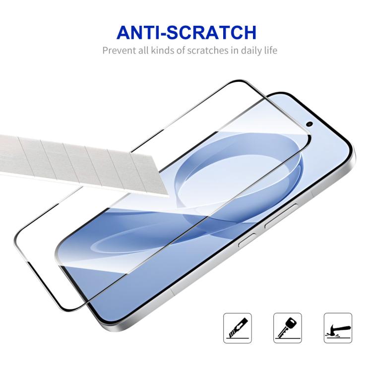 For Redmi K90 2pcs ENKAY Hat-Prince 0.18mm High Aluminum-silicon Tempered Glass Film, Support Ultrasonic Fingerprint Unclock