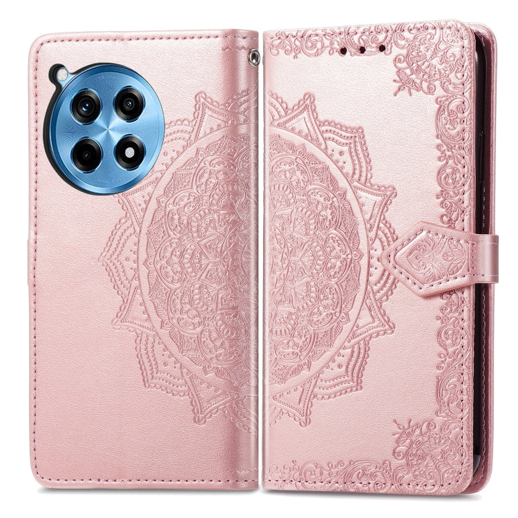 For OnePlus Ace 3 Pro Mandala Flower Embossed Leather Phone Case