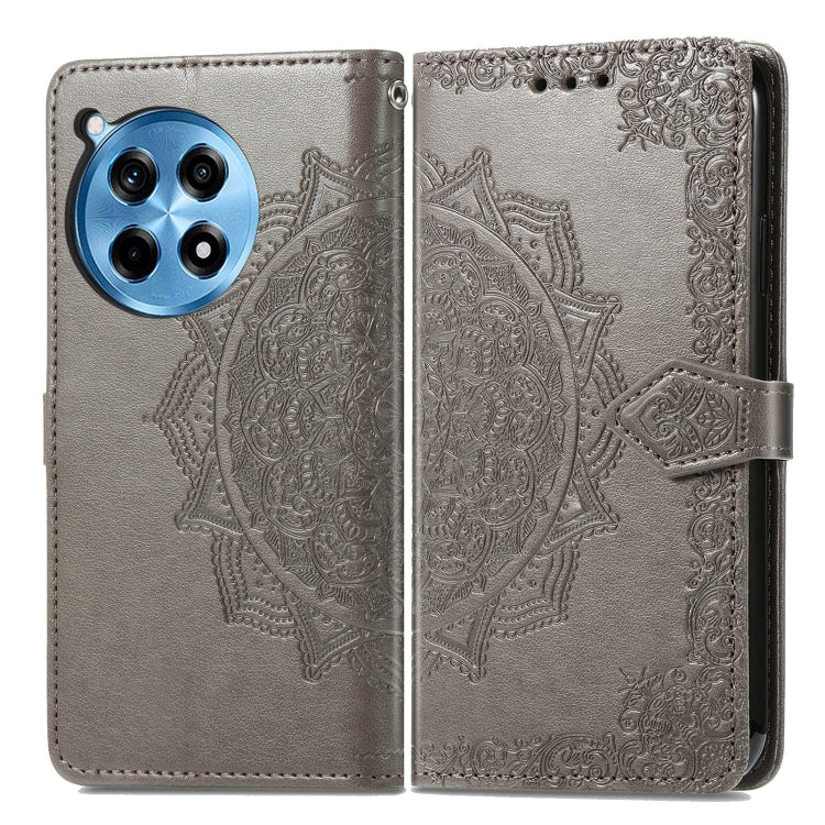 For OnePlus Ace 3 Pro Mandala Flower Embossed Leather Phone Case