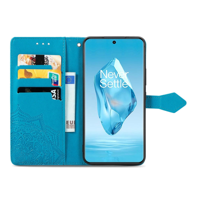 For OnePlus Ace 3 Pro Mandala Flower Embossed Leather Phone Case