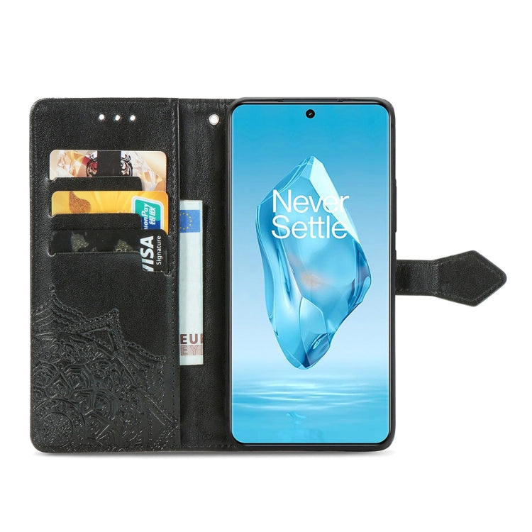 For OnePlus Ace 3 Pro Mandala Flower Embossed Leather Phone Case