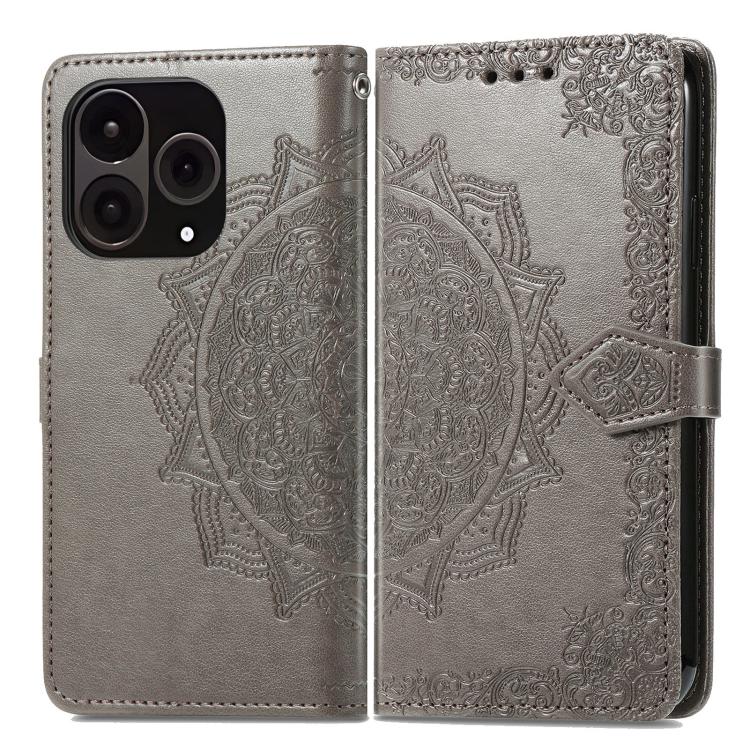 For OnePlus 15 Mandala Flower Embossed Leather Phone Case