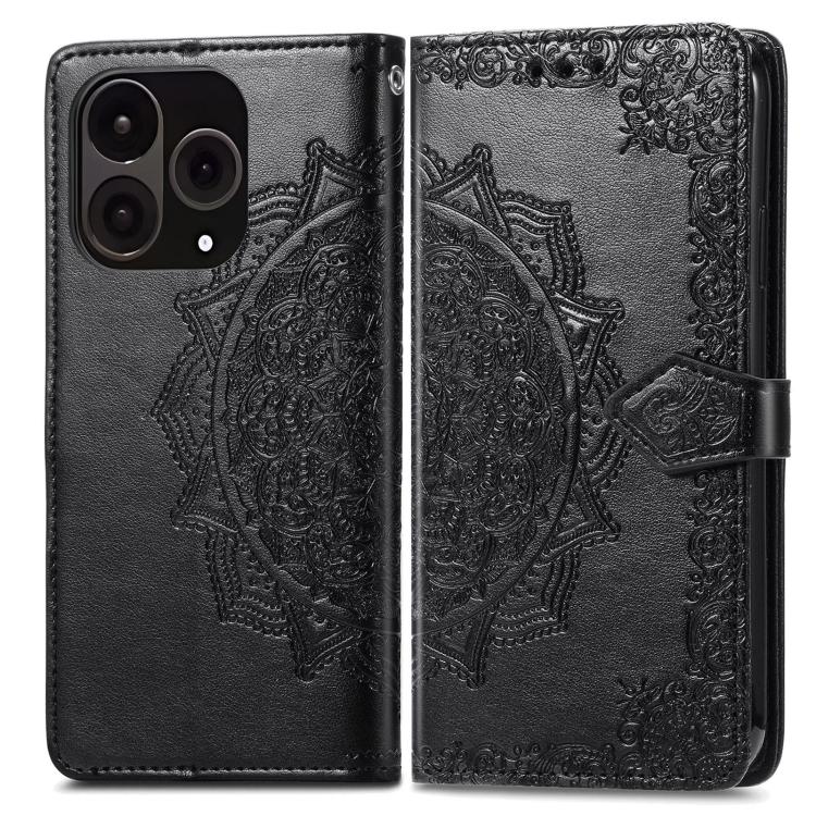 For OnePlus 15 Mandala Flower Embossed Leather Phone Case
