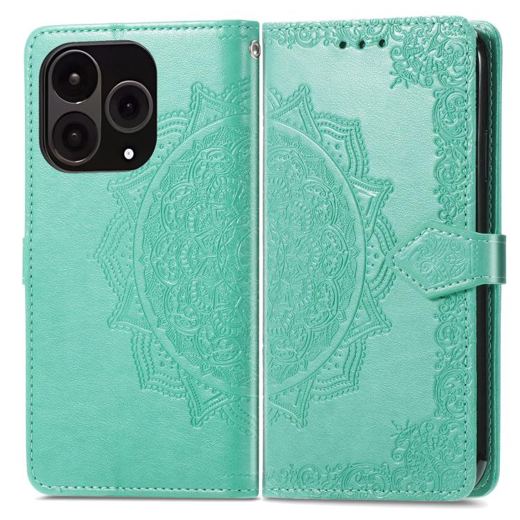For OnePlus 15 Mandala Flower Embossed Leather Phone Case
