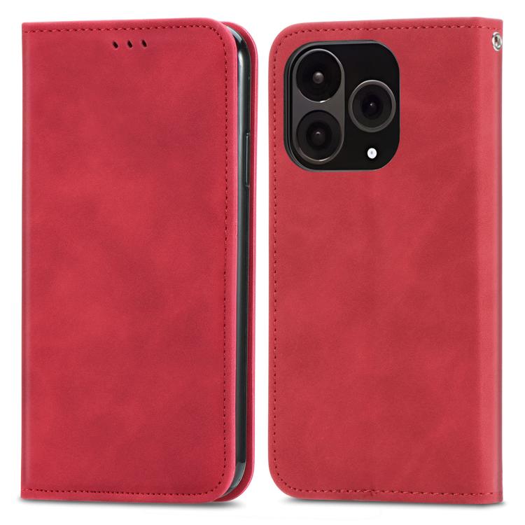 For OnePlus 15 Retro Skin Feel Magnetic Flip Leather Phone Case