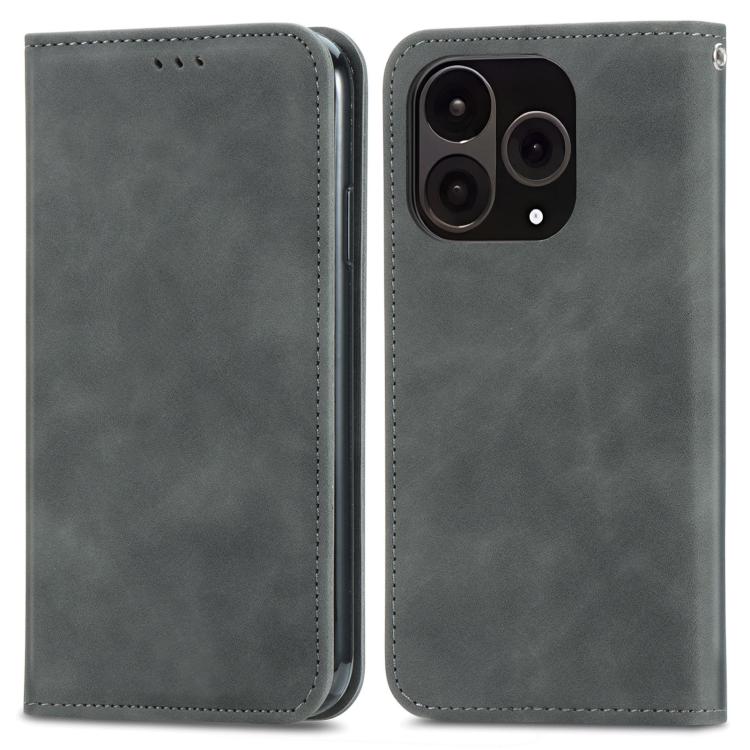 For OnePlus 15 Retro Skin Feel Magnetic Flip Leather Phone Case