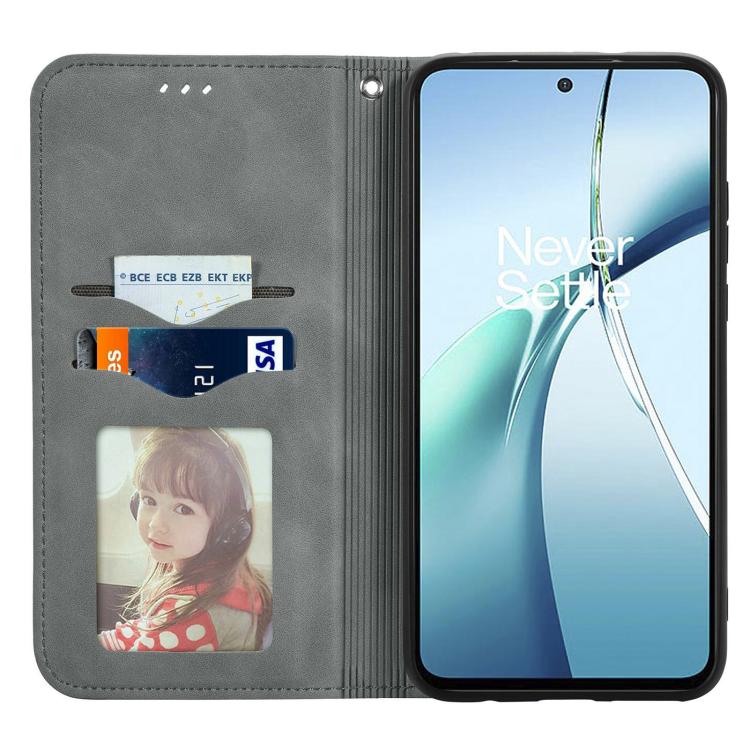 For OnePlus 15 Retro Skin Feel Magnetic Flip Leather Phone Case