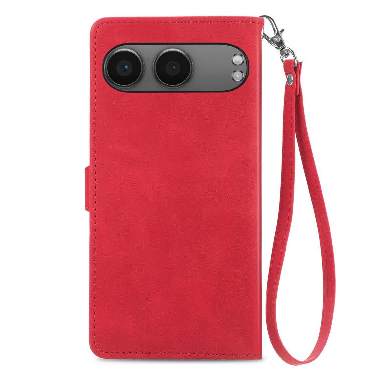 For OnePlus Nord 4 Embossed Flower Zipper Leather Phone Case