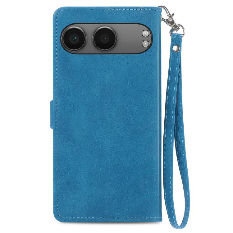 For OnePlus Nord 4 Embossed Flower Zipper Leather Phone Case
