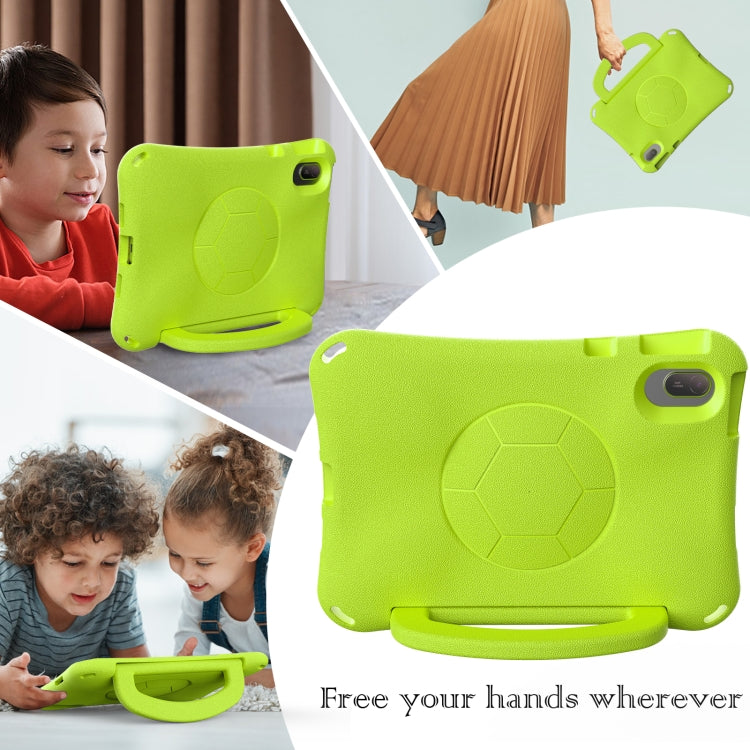 For Huawei MatePad SE 11 2024 Handle Football Shaped EVA Shockproof Tablet Case