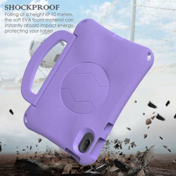 For Huawei MatePad SE 11 2024 Handle Football Shaped EVA Shockproof Tablet Case