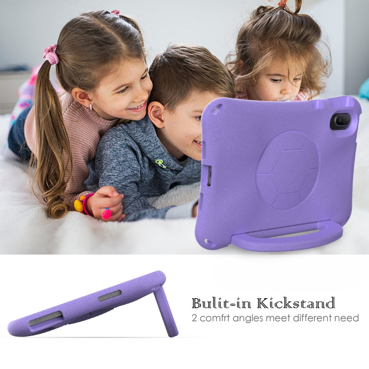 For Huawei MatePad SE 11 2024 Handle Football Shaped EVA Shockproof Tablet Case