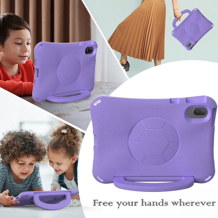 For Huawei MatePad SE 11 2024 Handle Football Shaped EVA Shockproof Tablet Case