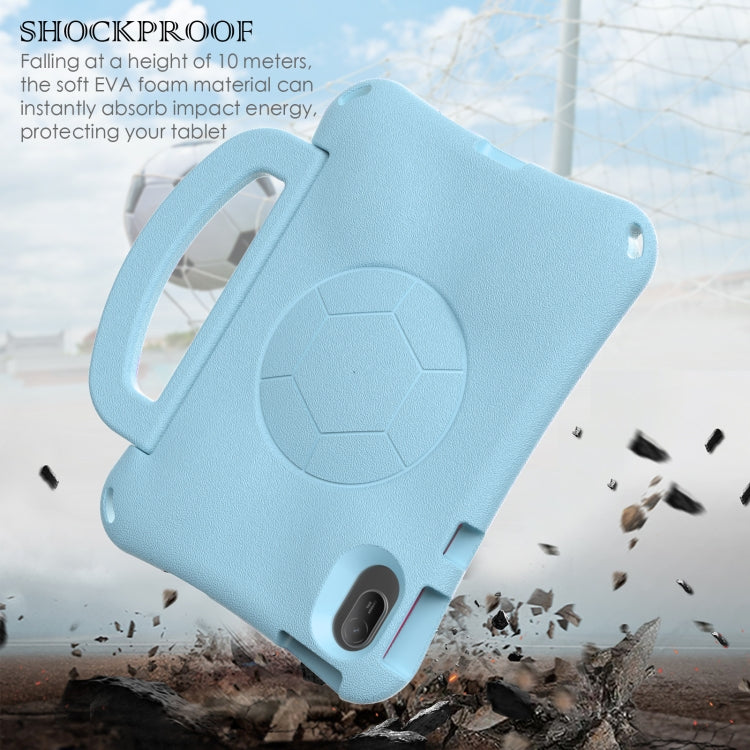 For Huawei MatePad SE 11 2024 Handle Football Shaped EVA Shockproof Tablet Case