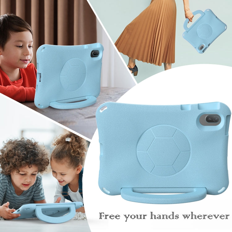 For Huawei MatePad SE 11 2024 Handle Football Shaped EVA Shockproof Tablet Case