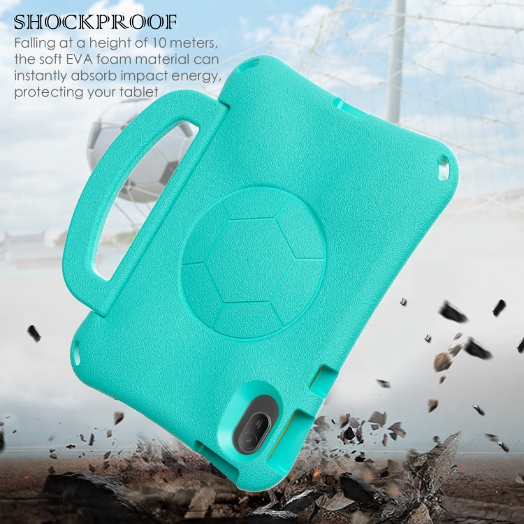 For Huawei MatePad SE 11 2024 Handle Football Shaped EVA Shockproof Tablet Case