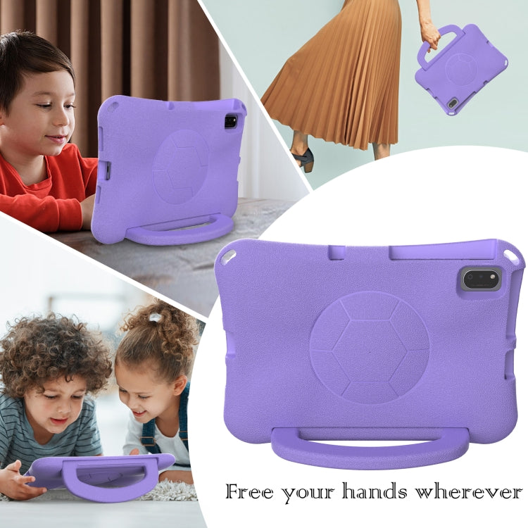 For Huawei MatePad 10.4 2020 / 2022 Handle Football Shaped EVA Shockproof Tablet Case