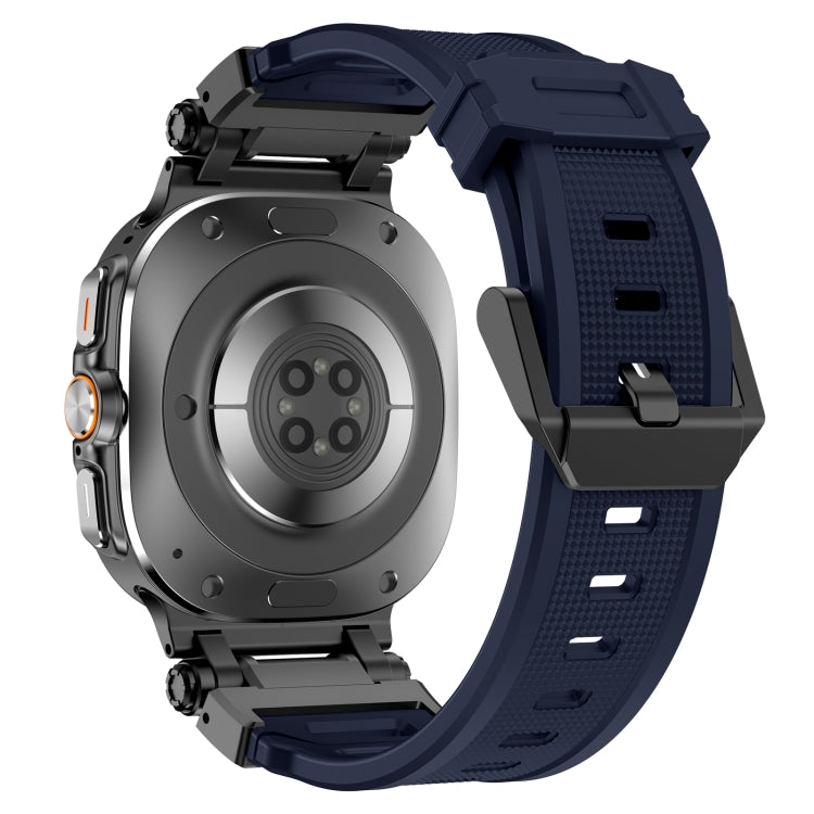 For Samsung Galaxy Watch Ultra 47mm / Ultra 2025 Black Connector Quick Release Silicone Watch Band
