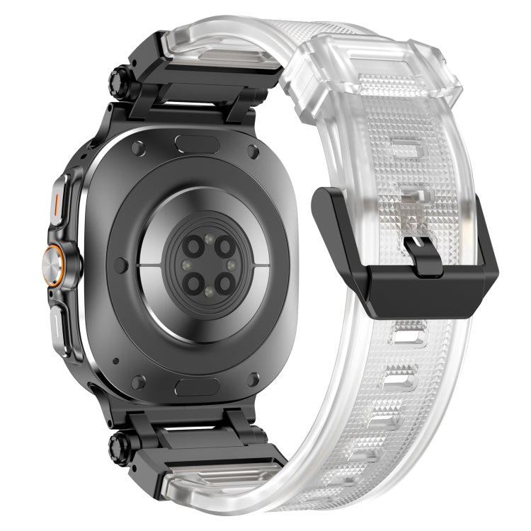 For Samsung Galaxy Watch Ultra 47mm / Ultra 2025 Black Connector Quick Release Silicone Watch Band