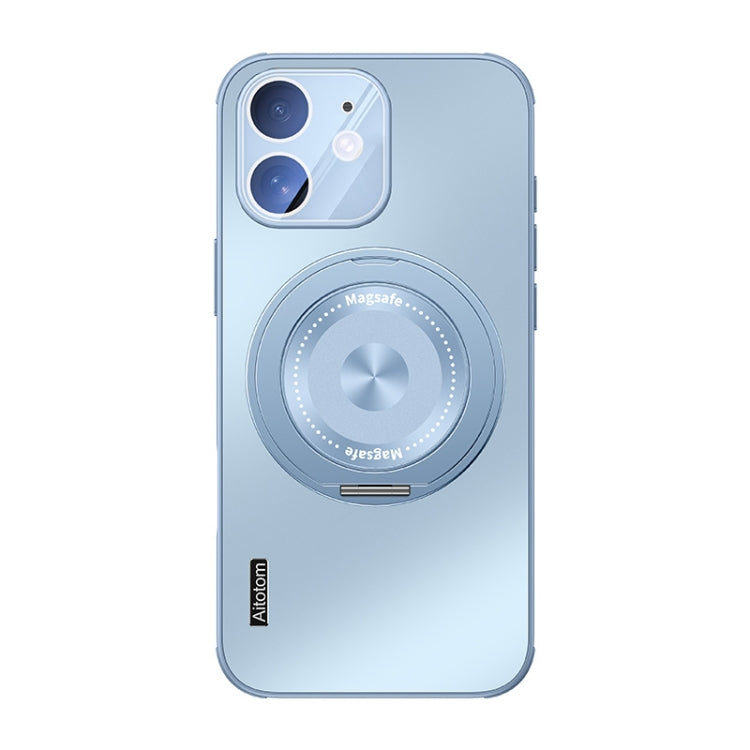 For iPhone 12 Cooling MagSafe Holder Phone Case with Lens Film