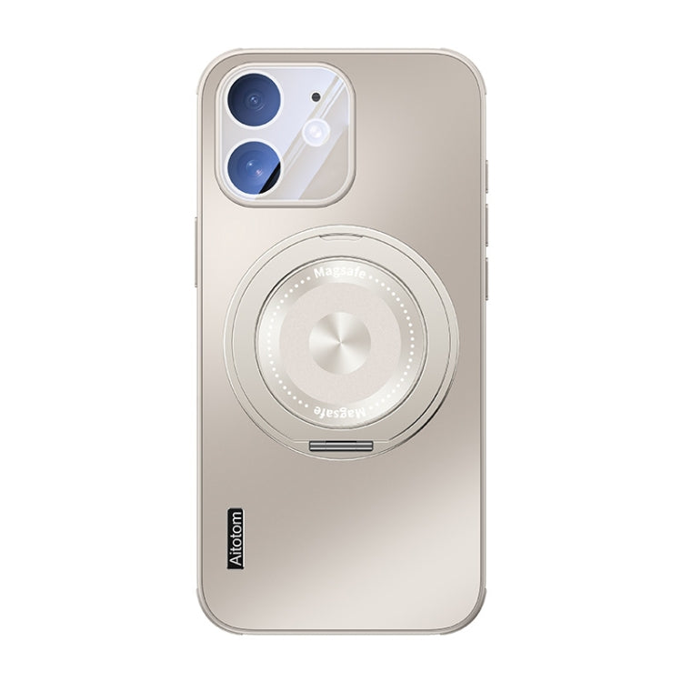 For iPhone 12 Cooling MagSafe Holder Phone Case with Lens Film