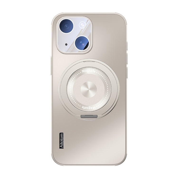For iPhone 13 Cooling MagSafe Holder Phone Case with Lens Film