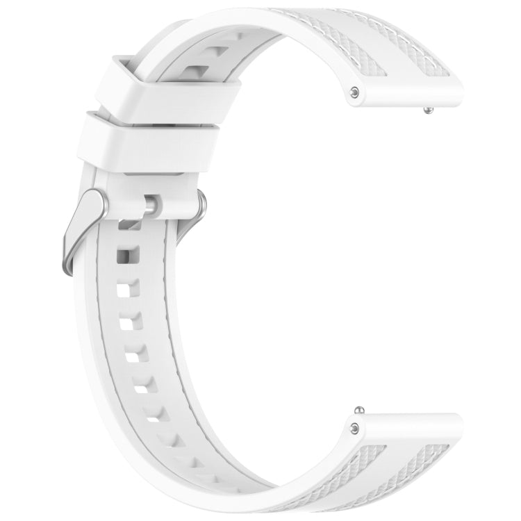 For Samsung Galaxy Watch3 45mm Quick Release Two Side Stitching Silicone Watch Band