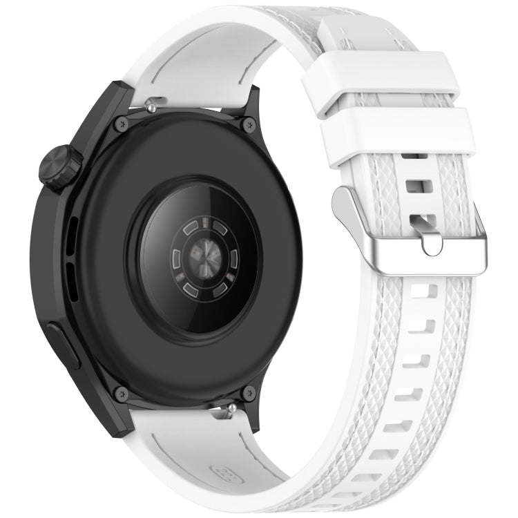 For Huawei Watch GT5 Pro 46mm Quick Release Two Side Stitching Silicone Watch Band