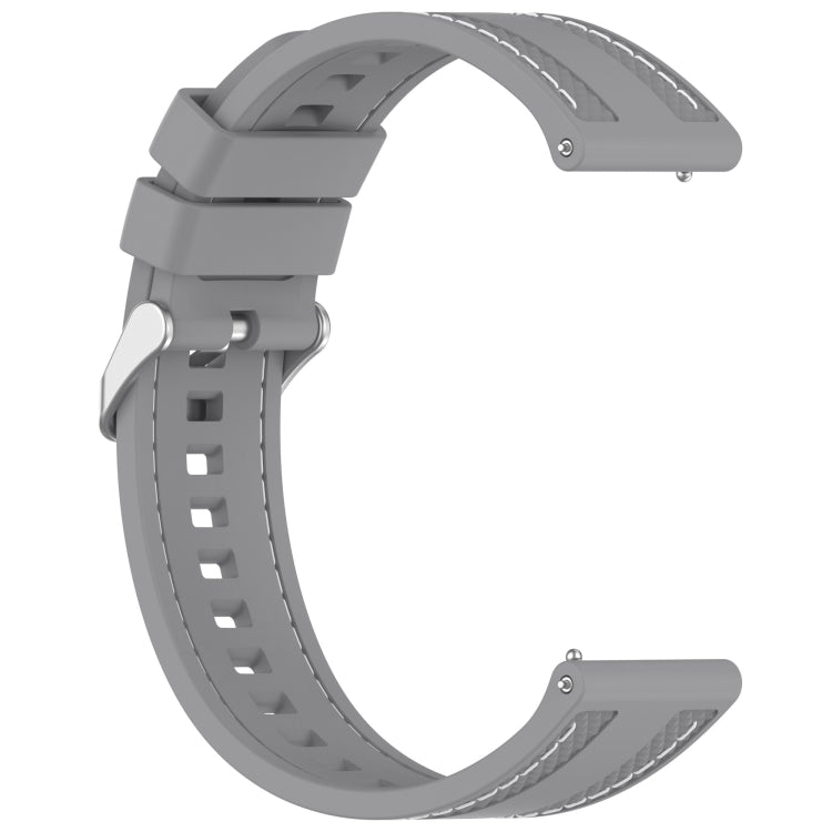 For Huawei Watch GT5 Pro 46mm Quick Release Two Side Stitching Silicone Watch Band
