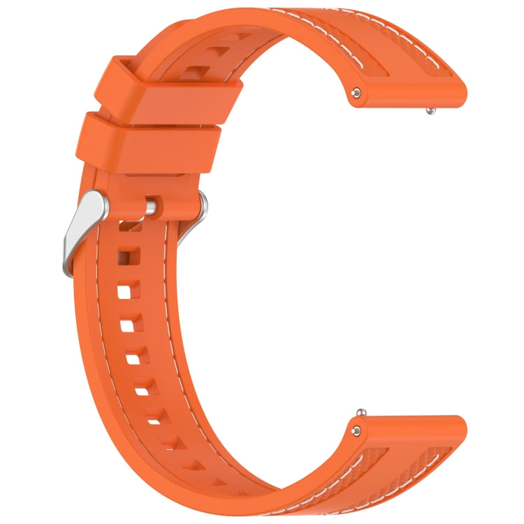 For Honor Watch 4 Pro Quick Release Two Side Stitching Silicone Watch Band