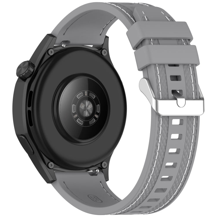 For Garmin Venu 3 Quick Release Two Side Stitching Silicone Watch Band