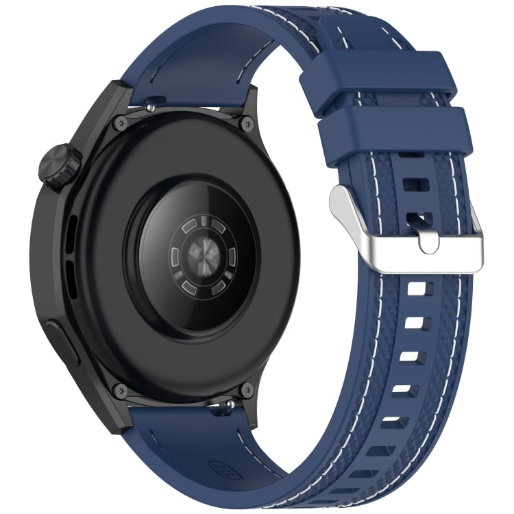 For Garmin Venu 3 Quick Release Two Side Stitching Silicone Watch Band