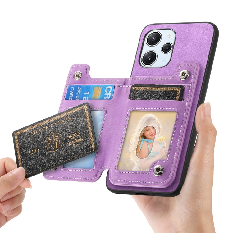For Xiaomi 15 Retro MagSafe Zipper Wallet Card Bag Back Phone Case