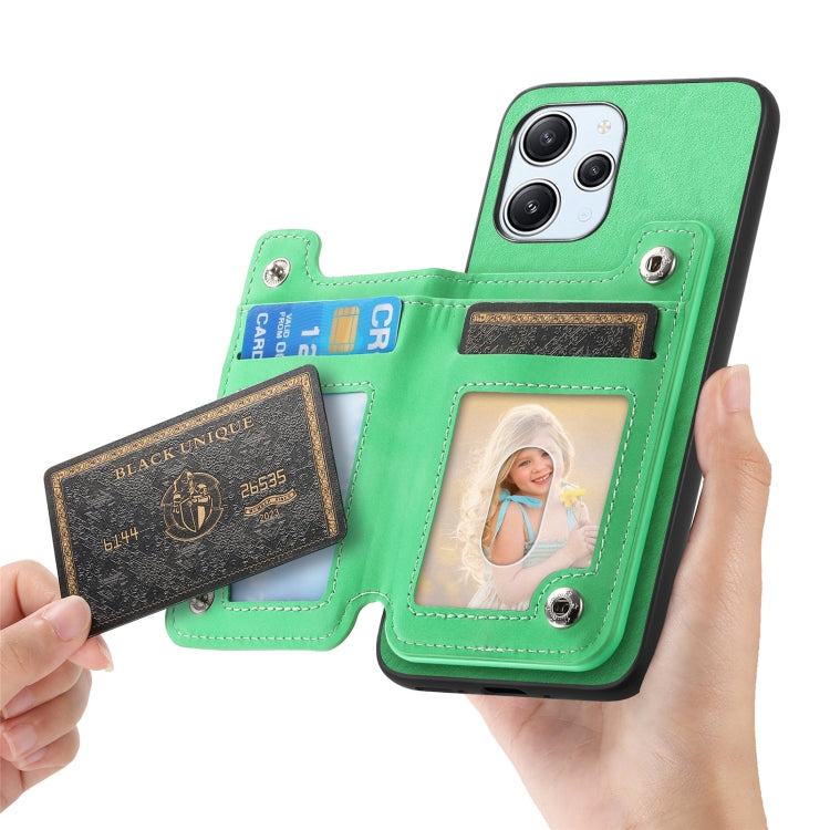 For Xiaomi 15 Retro MagSafe Zipper Wallet Card Bag Back Phone Case