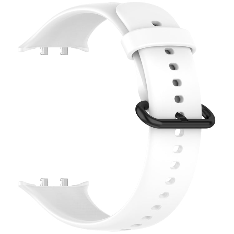 For Honor Watch 5 Solid Color Black Buckle Soft Silicone Watch Band
