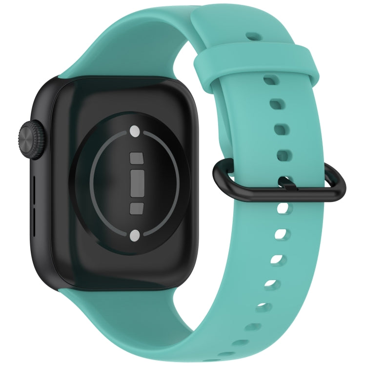 For Honor Watch 5 Solid Color Black Buckle Soft Silicone Watch Band